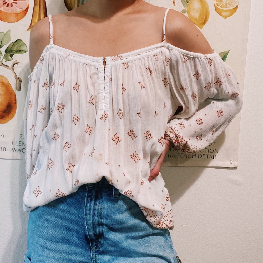 Urban outfitters cold shoulder top